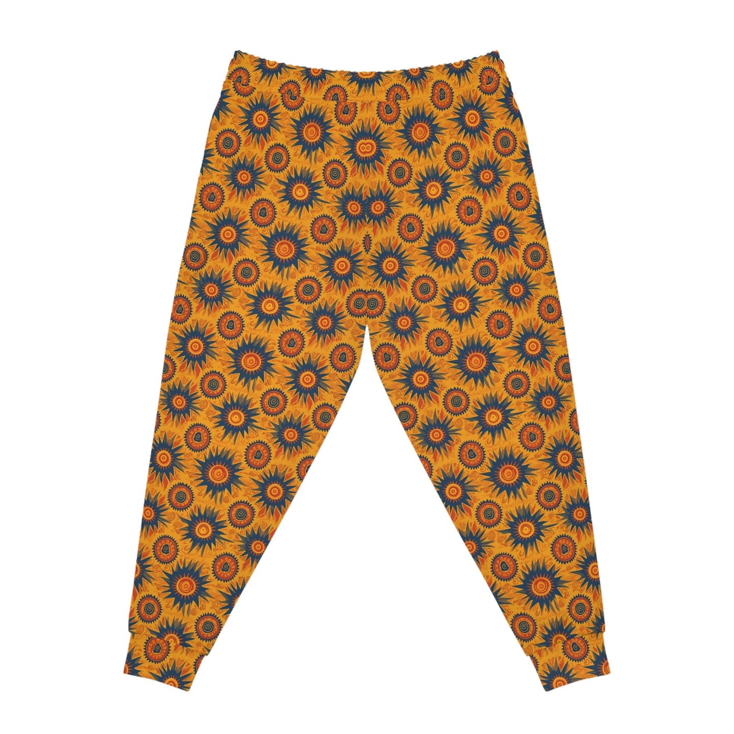 Folk Art Taro Sun Pattern Athletic Joggers