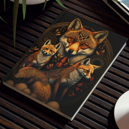 Fox Family Hard Backed Journal