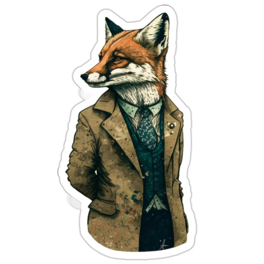 Fox IV Kiss-Cut Stickers