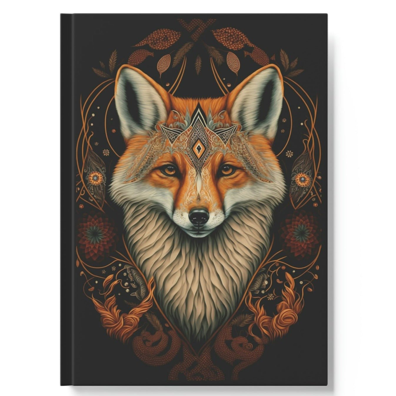 Fox Mandala II Hard Backed Journal