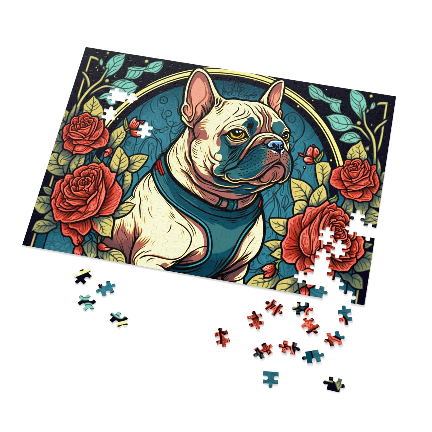 French Bulldog Jigsaw Puzzle 500 and 1000 Piece I - a perfect gift for the frenchy lover or any bull dog fan