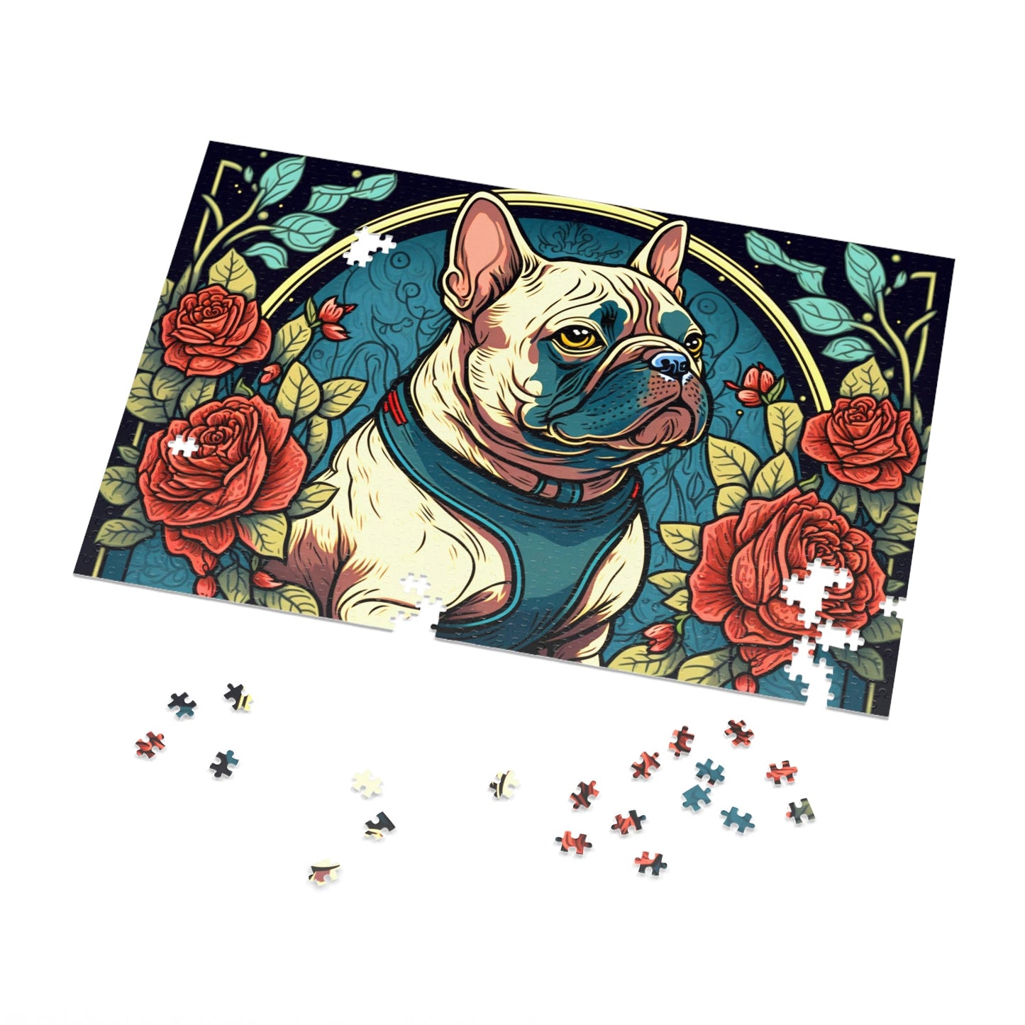 French Bulldog Jigsaw Puzzle 500 and 1000 Piece I - a perfect gift for the frenchy lover or any bull dog fan