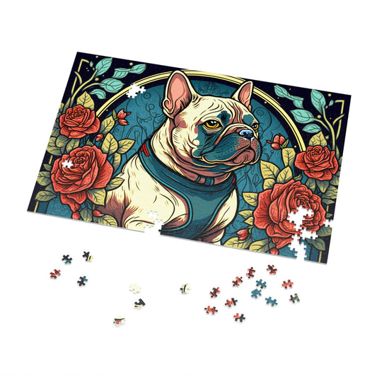 French Bulldog Jigsaw Puzzle 500 and 1000 Piece I - a perfect gift for the frenchy lover or any bull dog fan