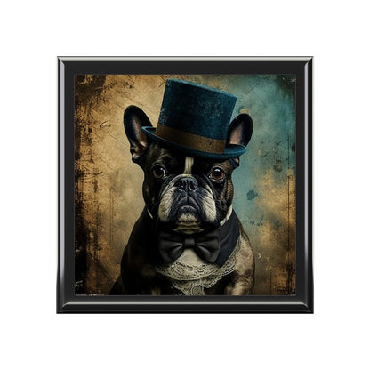 French Bulldog Portrait Jewelry Keepsake Box - a perfect gift for the frenchy lover or any bull dog fan