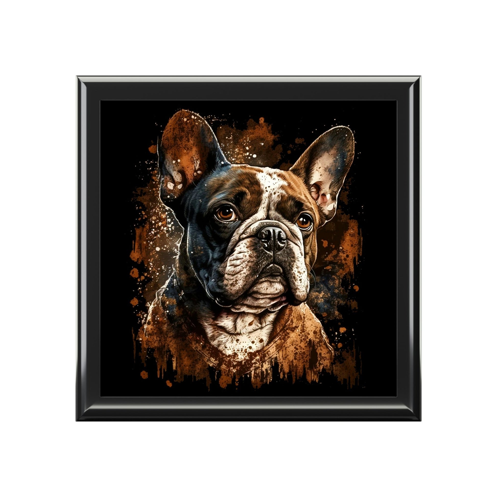 French Bulldog Portrait Jewelry Keepsake Box I - a perfect gift for the frenchy lover or any bull dog fan