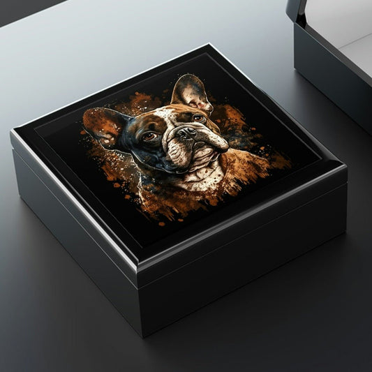 French Bulldog Portrait Jewelry Keepsake Box I - a perfect gift for the frenchy lover or any bull dog fan