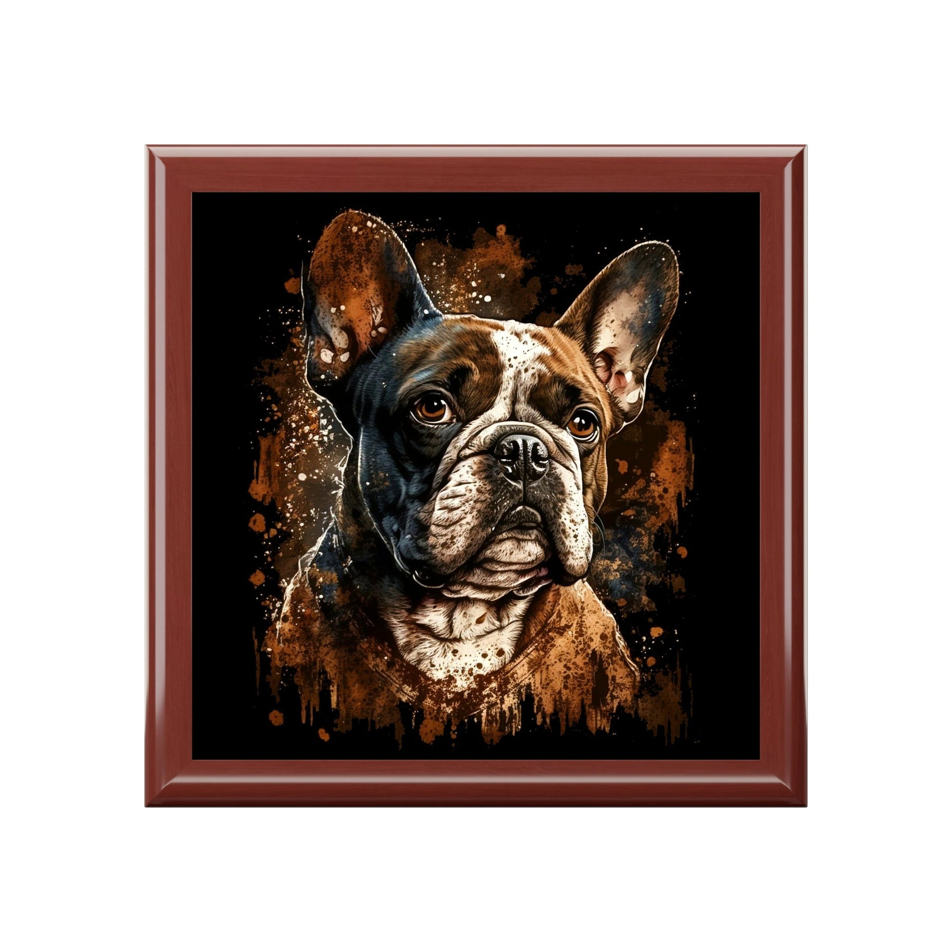 French Bulldog Portrait Jewelry Keepsake Box I - a perfect gift for the frenchy lover or any bull dog fan