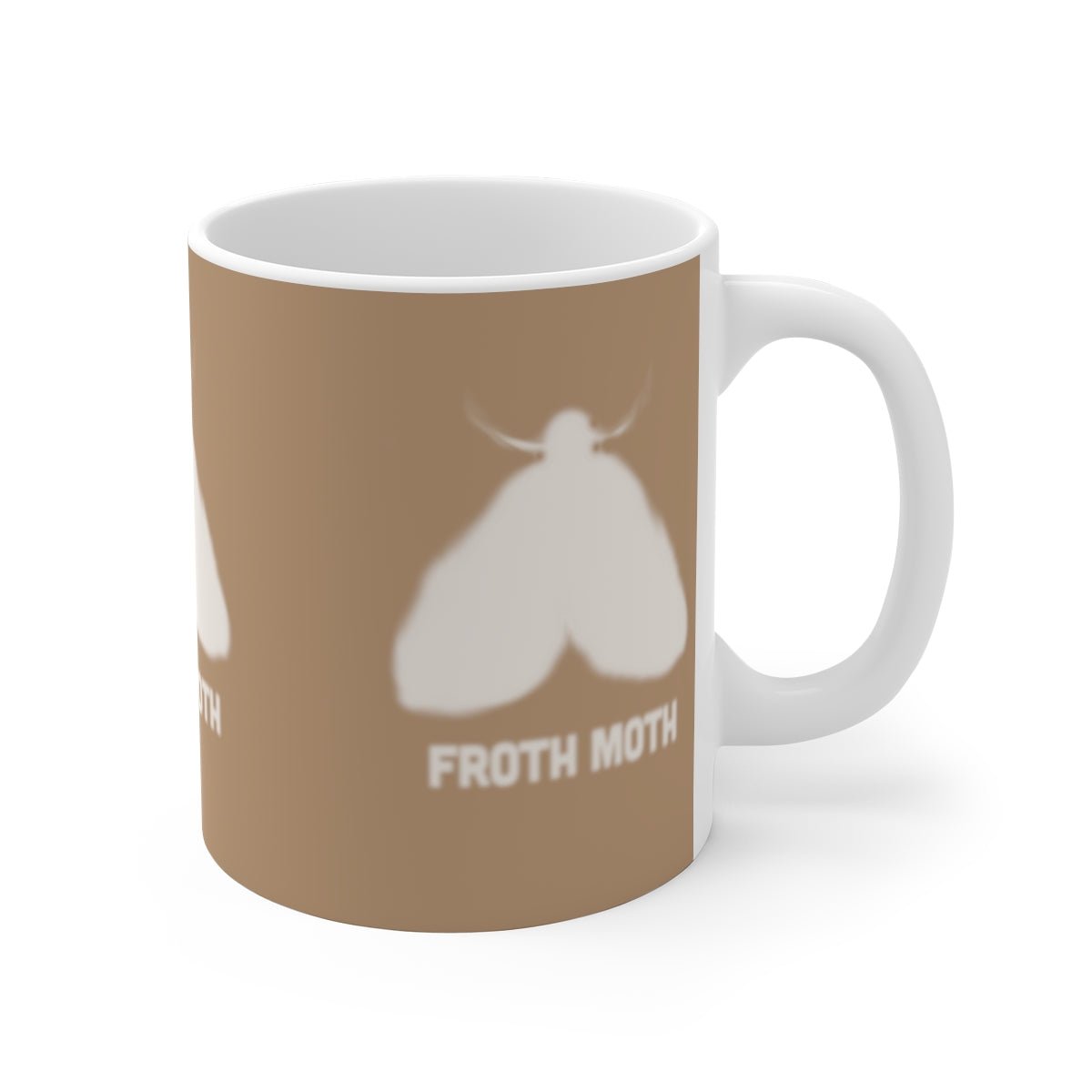 Froth Moth Coffee mug for foam lovers Mug 11oz chai latte cappuccino macchiato