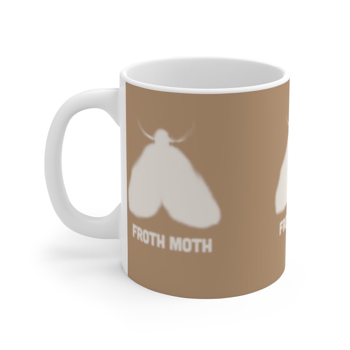 Froth Moth Coffee mug for foam lovers Mug 11oz chai latte cappuccino macchiato