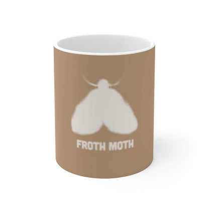 Froth Moth Coffee mug for foam lovers Mug 11oz chai latte cappuccino macchiato