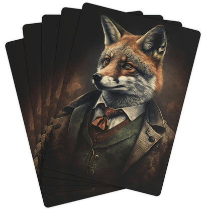 Gentleman Fox II Poker Playing Cards