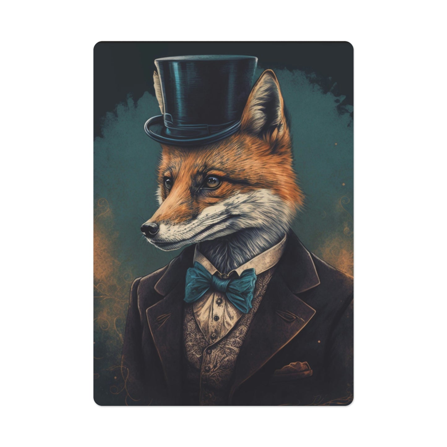 Gentleman Fox Poker Playing Cards