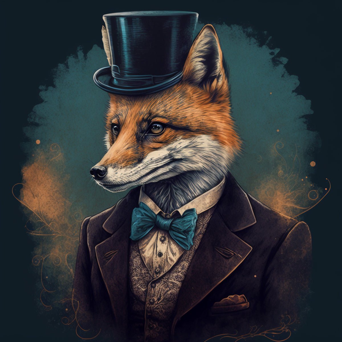 Gentleman Fox Sticker Sheets