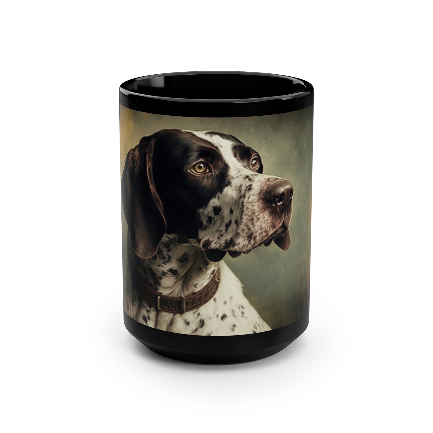 German Shorthaired Pointer Portrait - 15 oz Coffee Mug