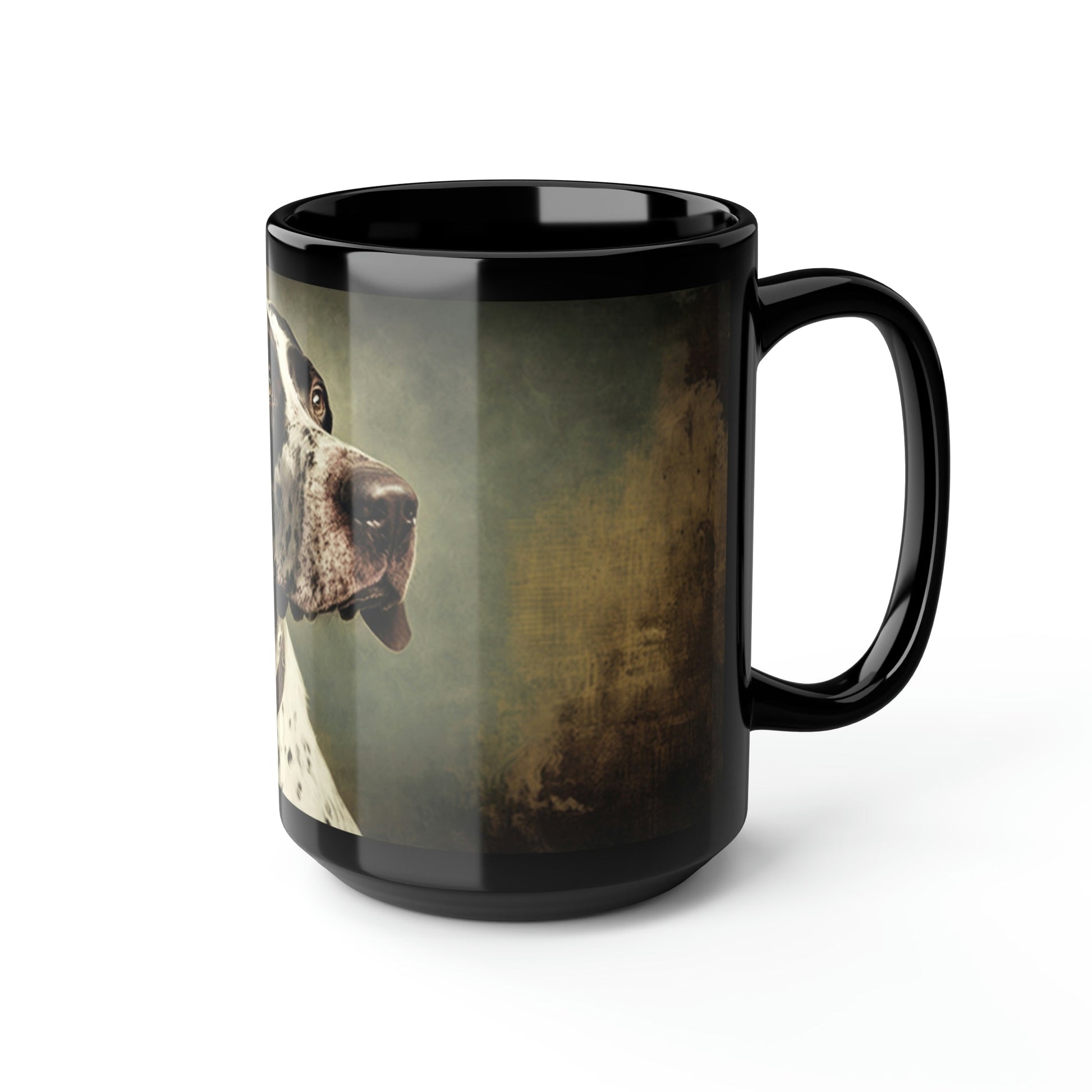 German Shorthaired Pointer Portrait - 15 oz Coffee Mug