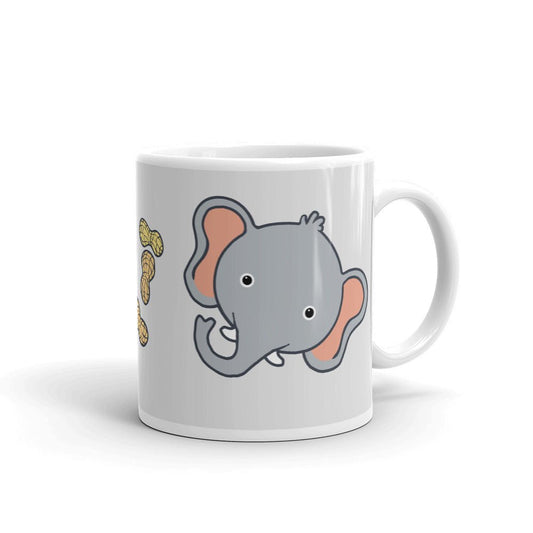 Gigi the Elephant and Peanuts Mug Cup