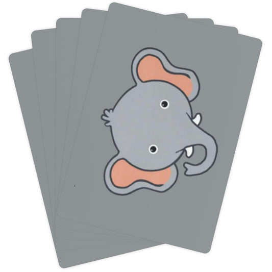 Gigi the Elephant Poker Playing Cards