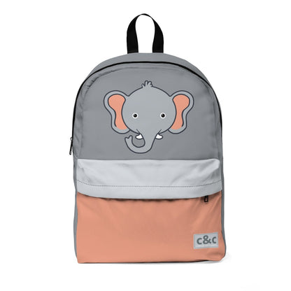 Gigi the Elephant Unisex Classic Backpack Bag Rucksack circus cute minimal japanese design