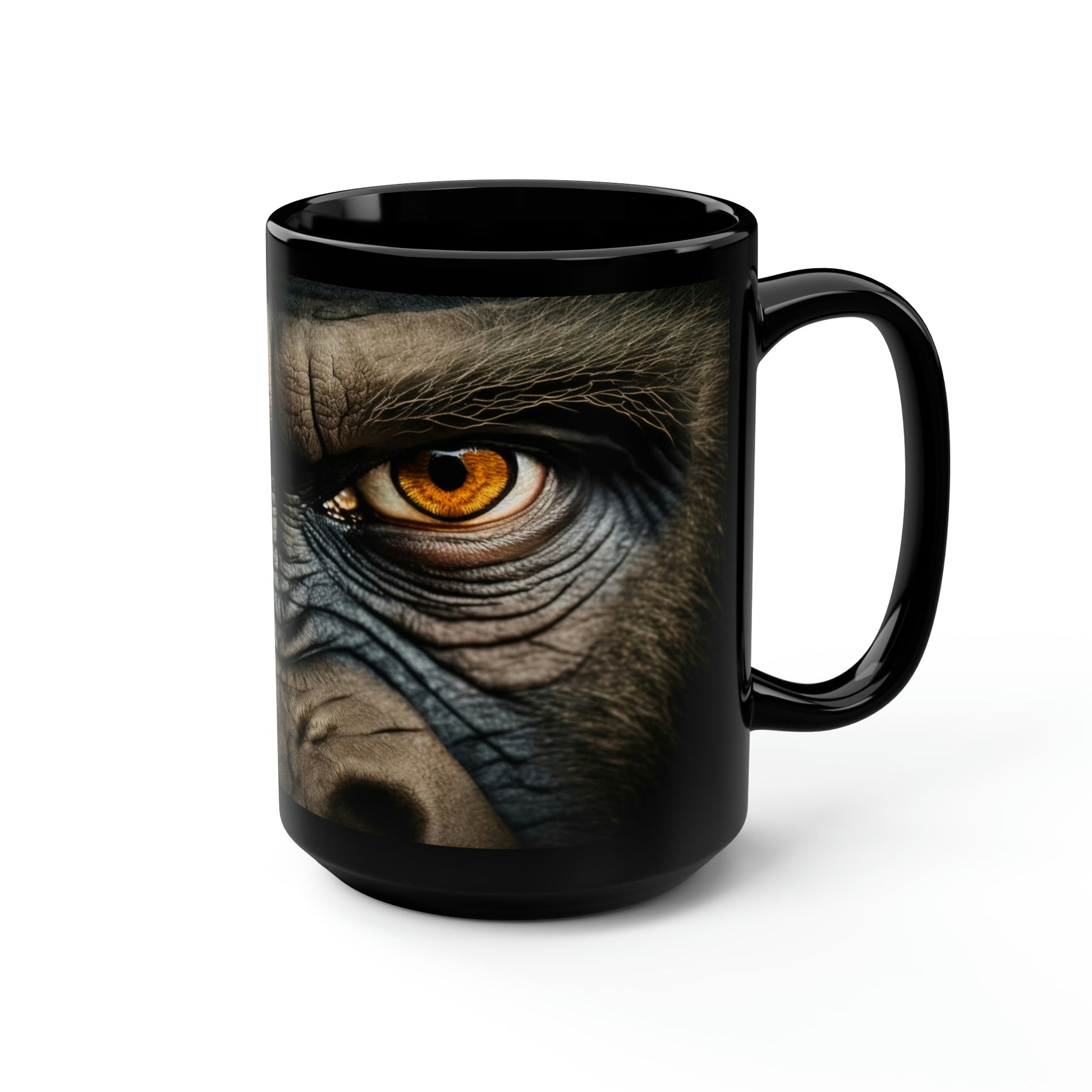 Gorilla Eyes - 15 oz Coffee Mug