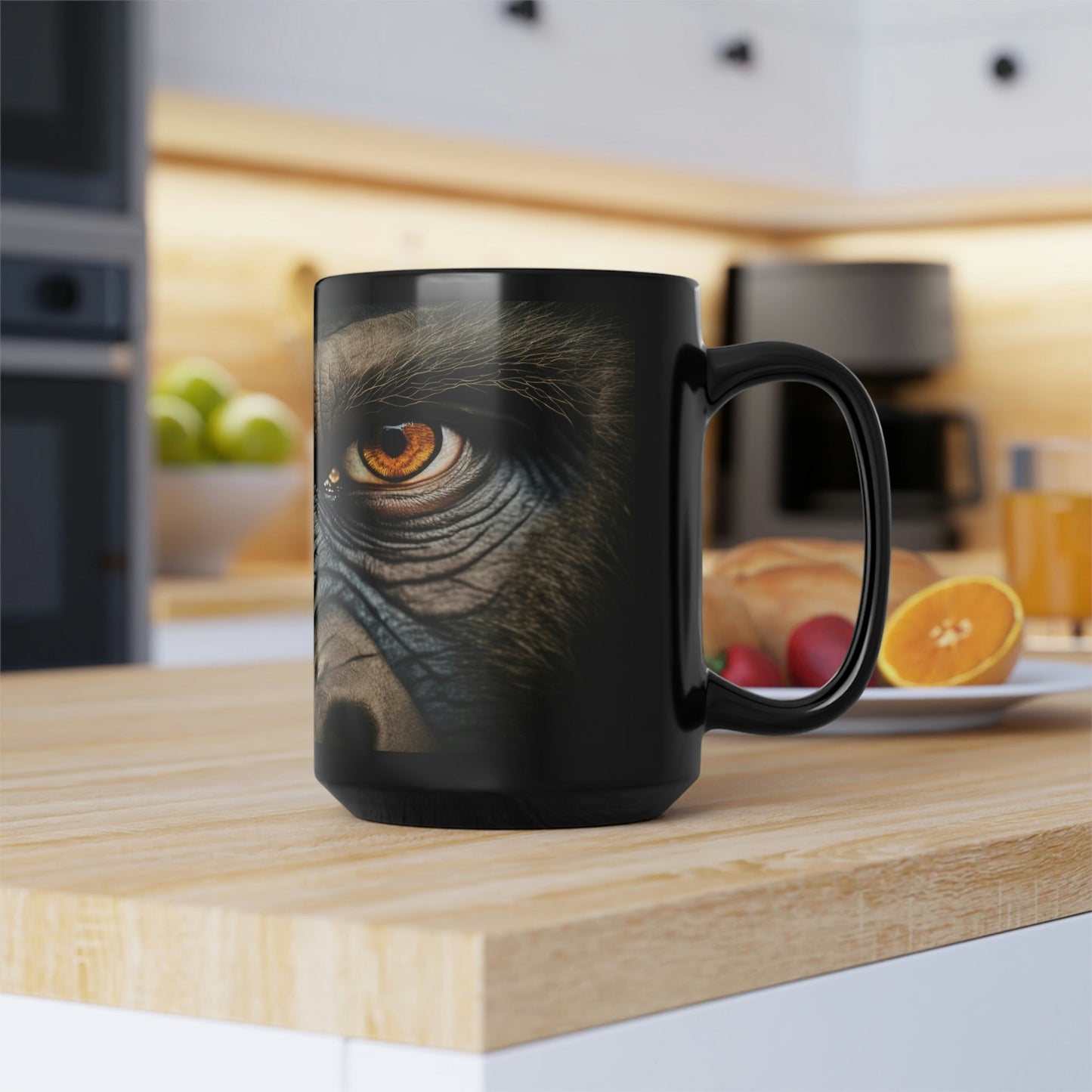 Gorilla Eyes - 15 oz Coffee Mug