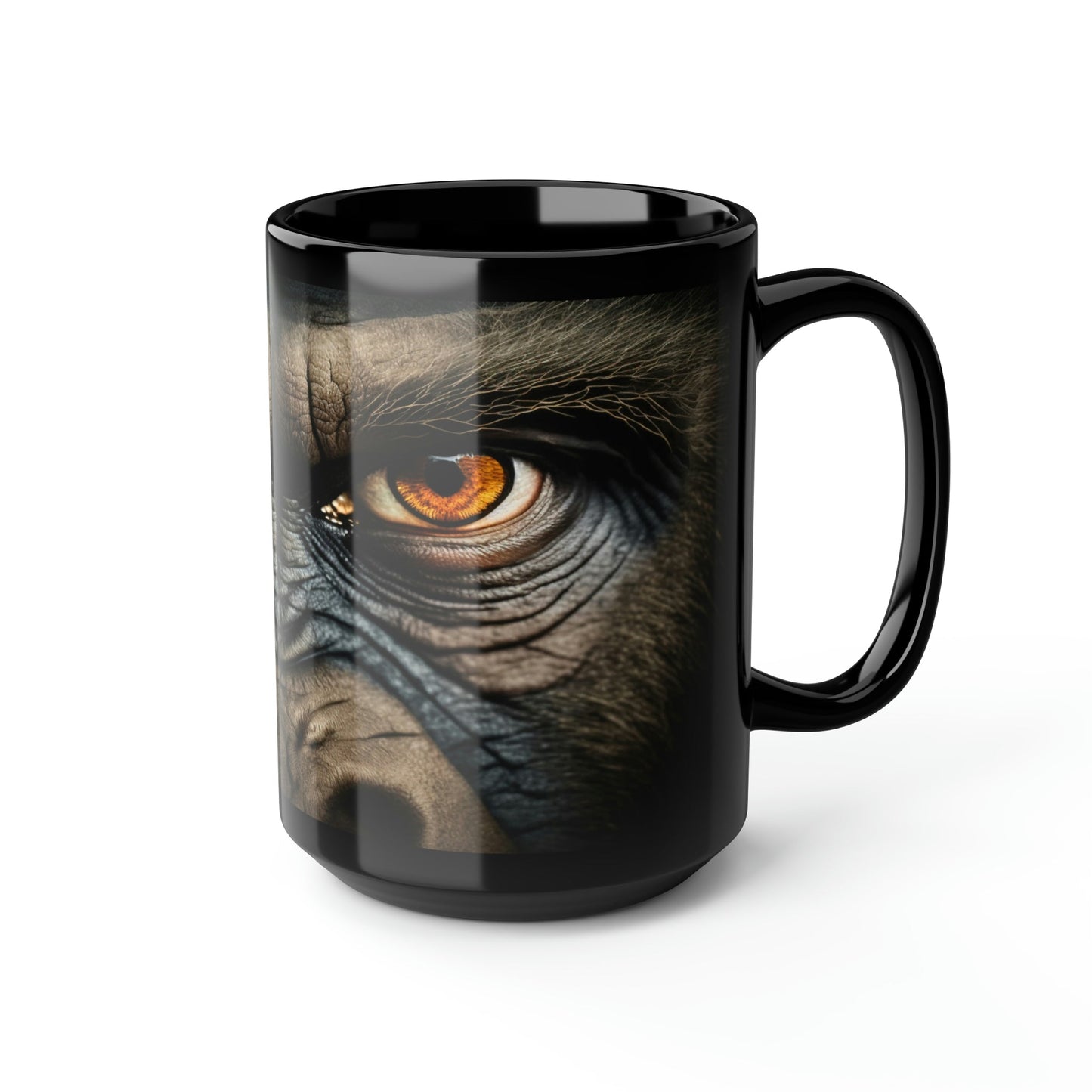 Gorilla Eyes - 15 oz Coffee Mug