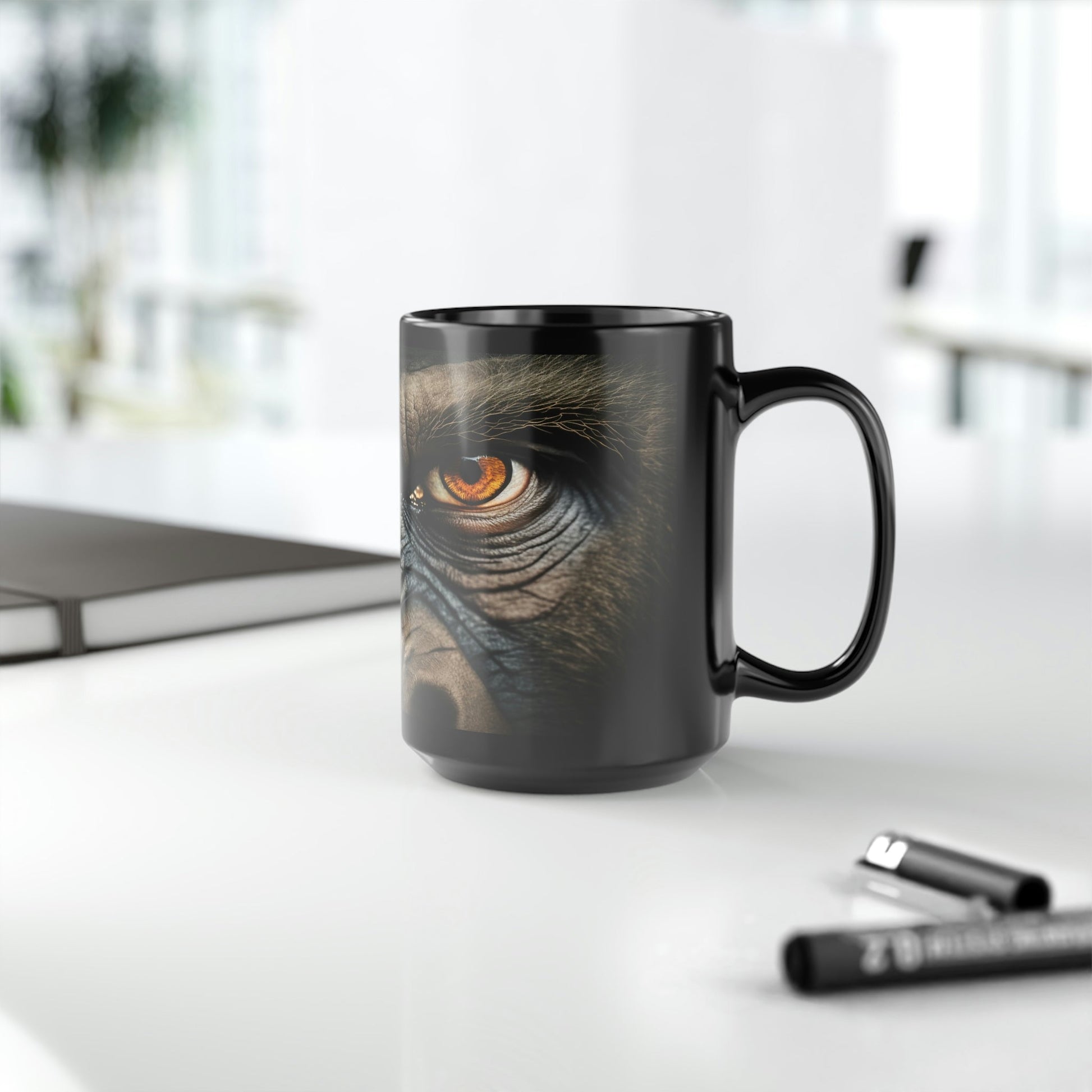 Gorilla Eyes - 15 oz Coffee Mug