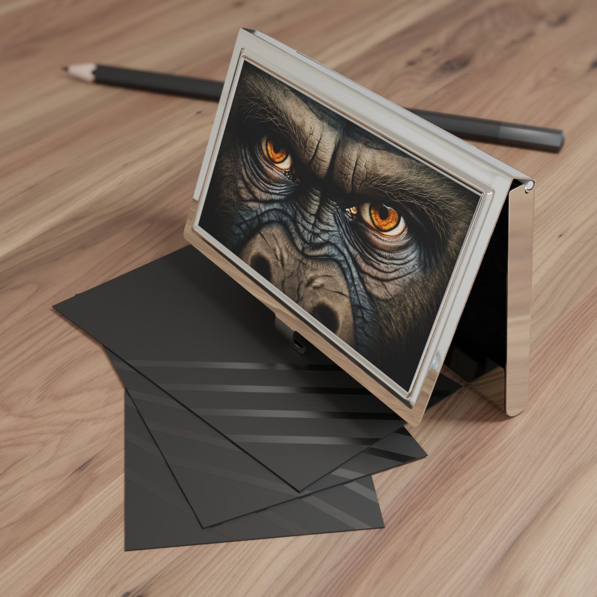 Gorilla Eyes Business Card Holder