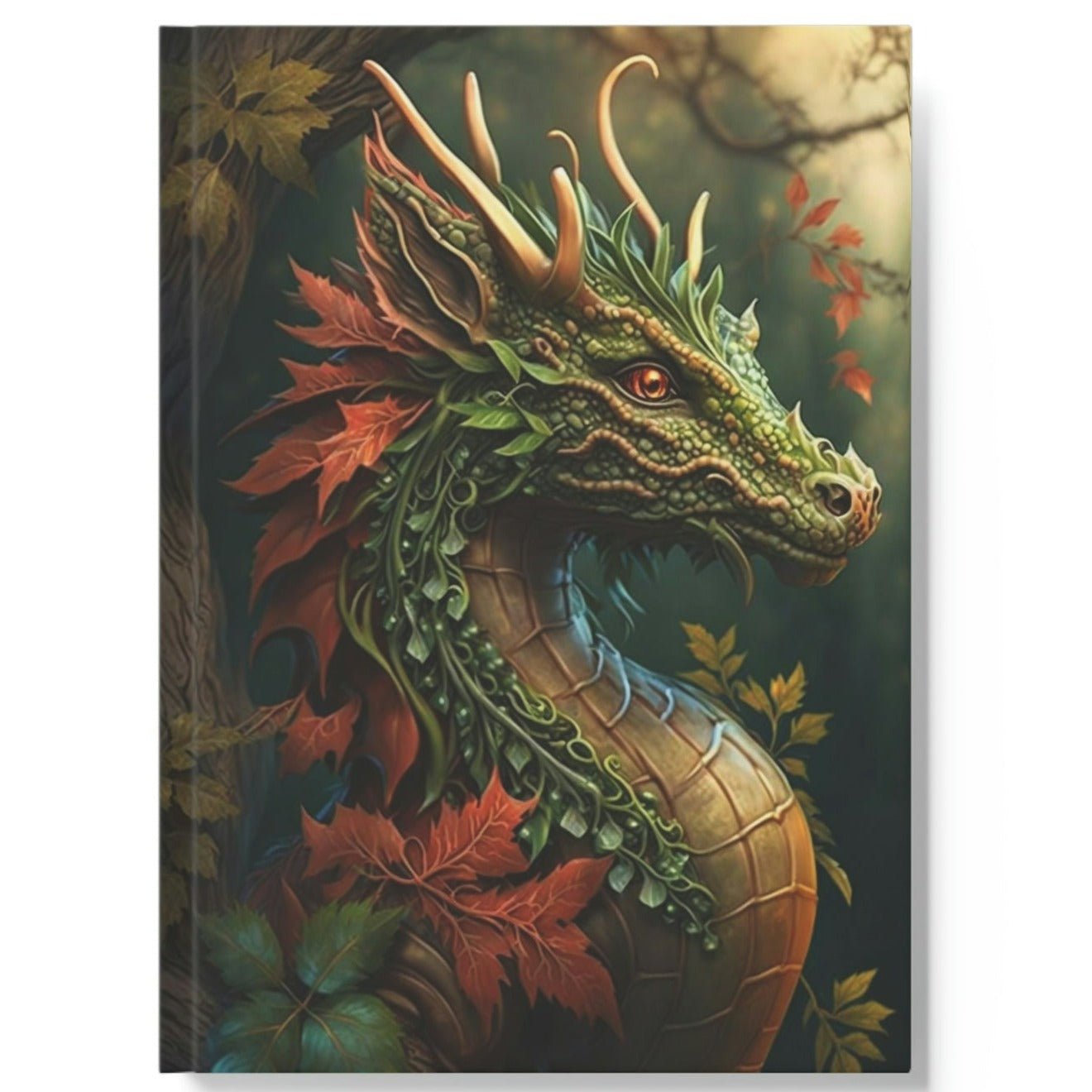 Green Tree Dragon Hard Backed Journal