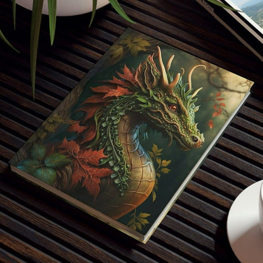 Green Tree Dragon Hard Backed Journal