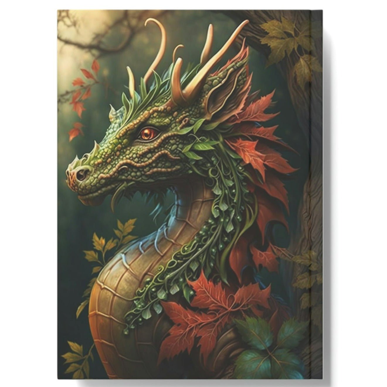 Green Tree Dragon Hard Backed Journal