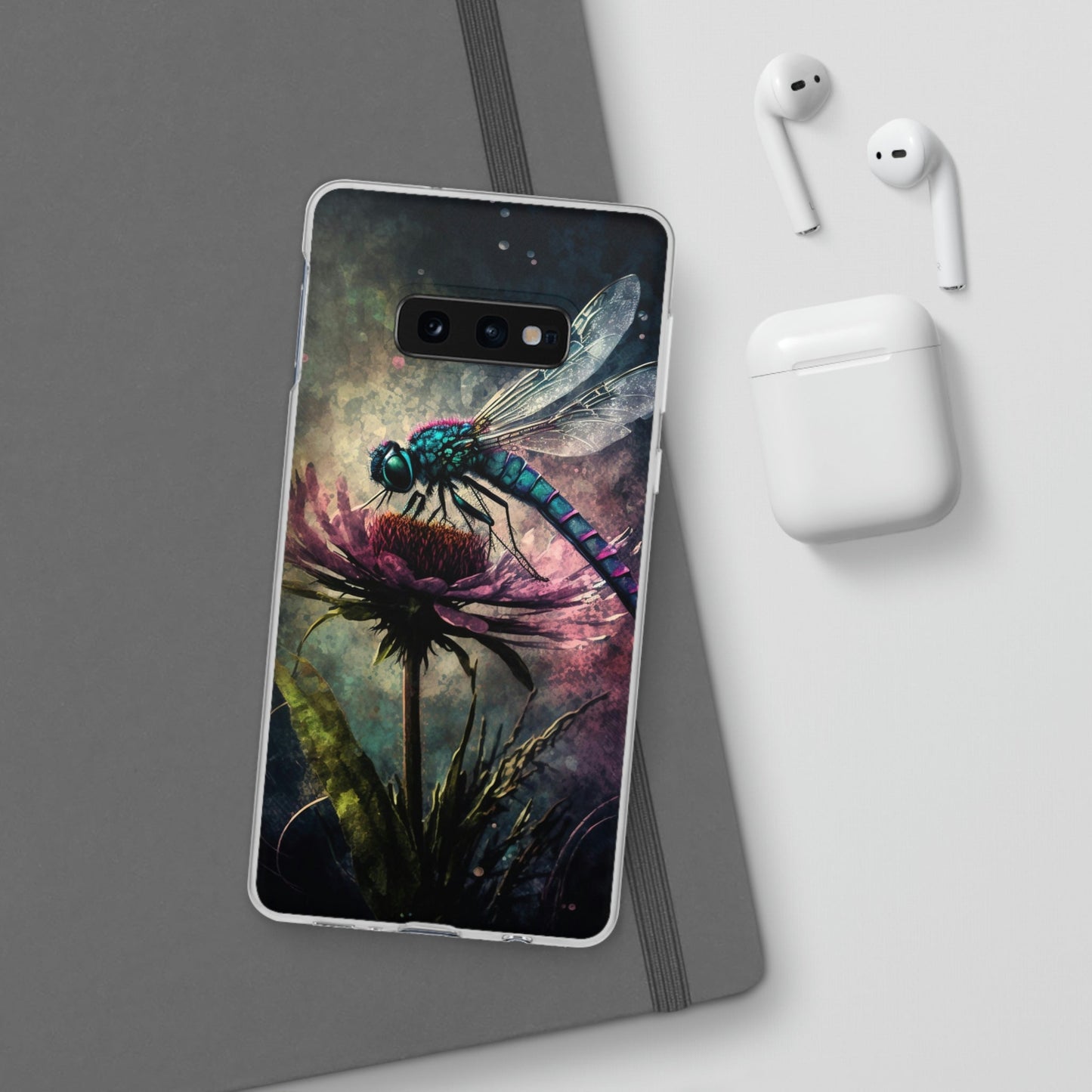 Grunge Dragonfly Phone Cases