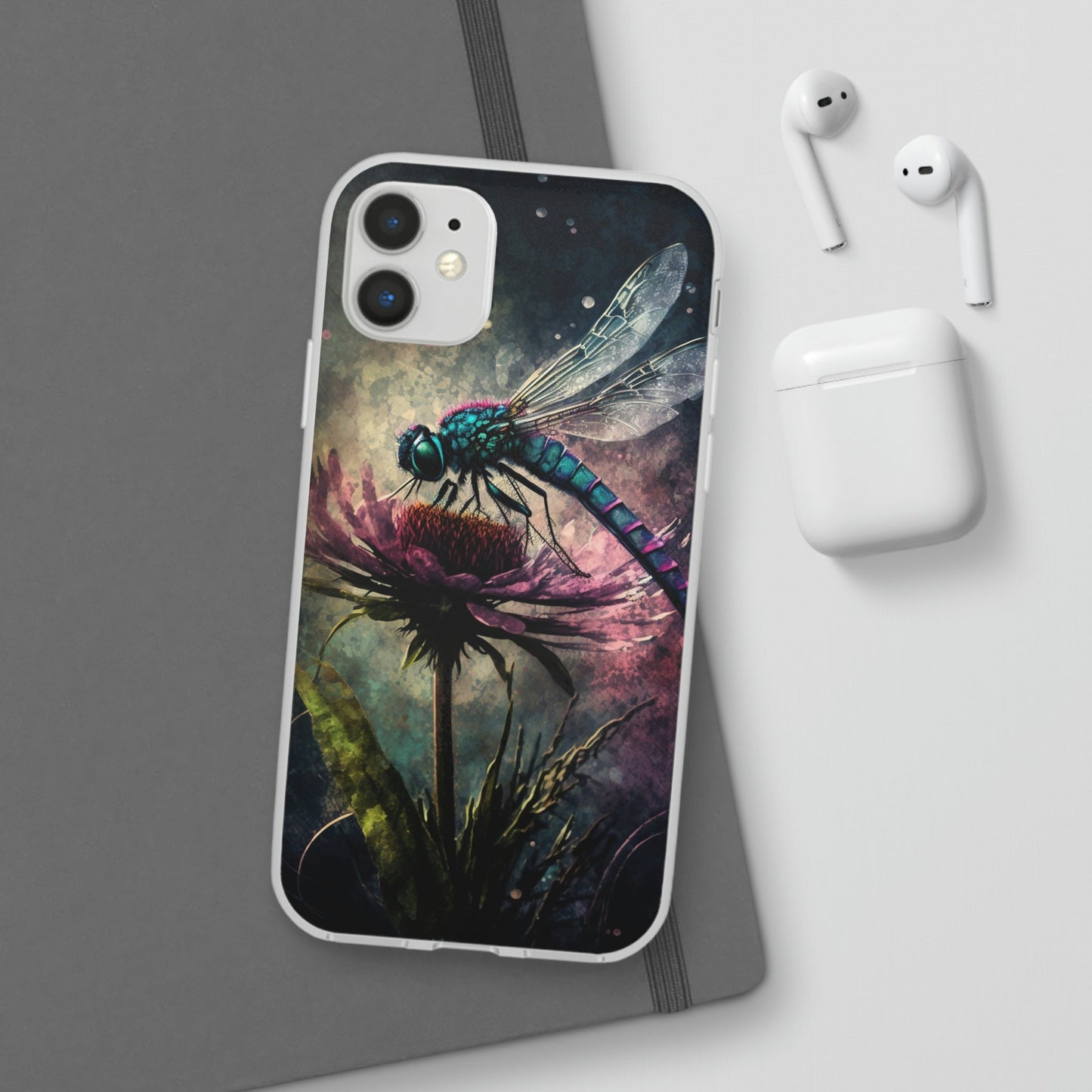 Grunge Dragonfly Phone Cases