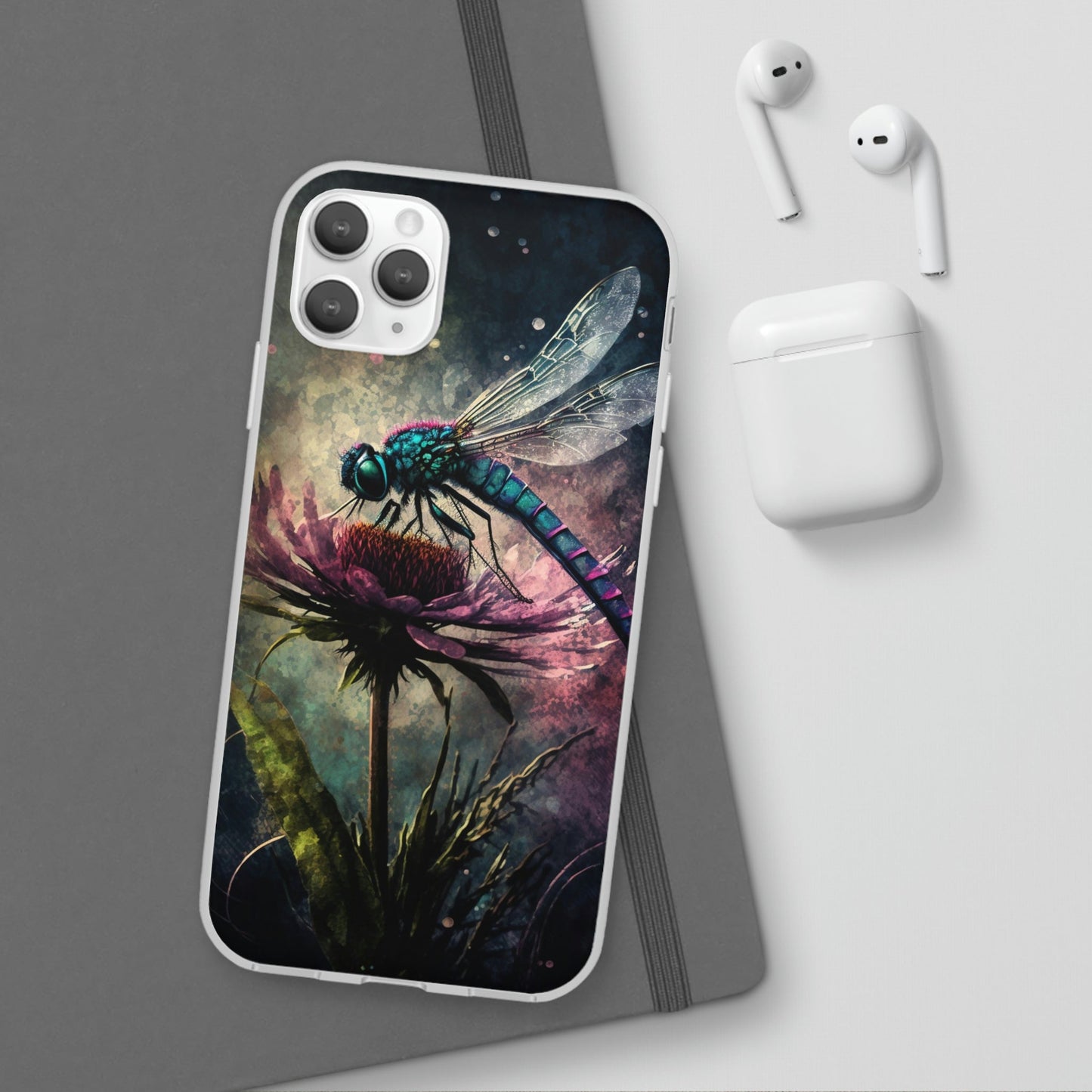 Grunge Dragonfly Phone Cases