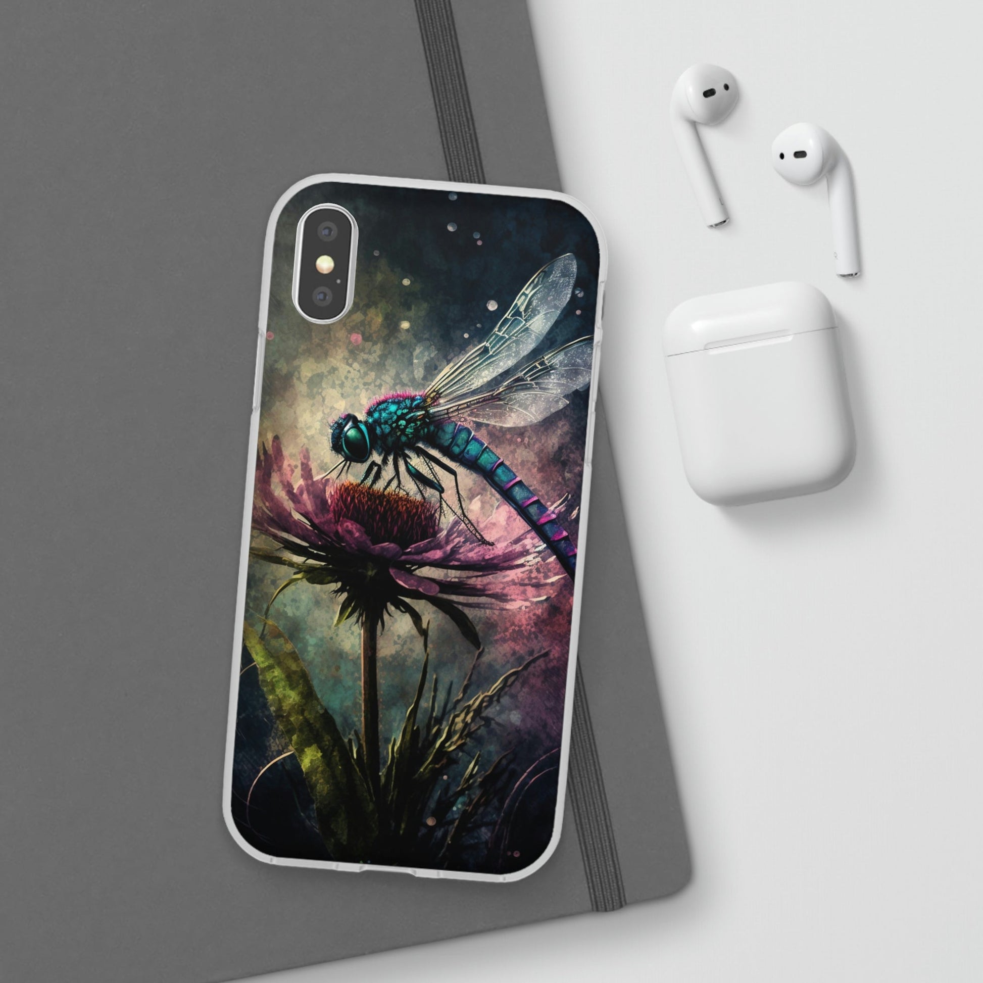 Grunge Dragonfly Phone Cases