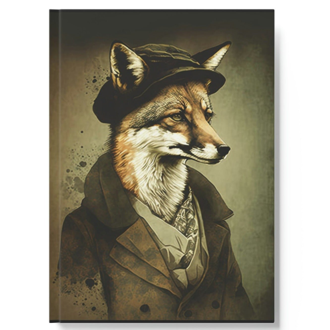 Grunge Fox Hard Backed Journal