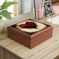 Grunge Heart Wood Keepsake Jewelry Box with Ceramic Tile Cover