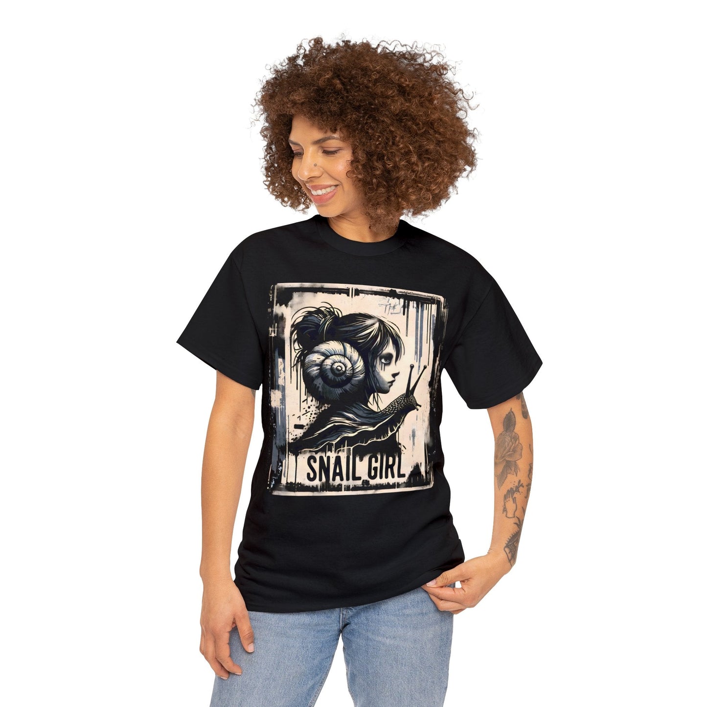 Grunge Snail Girl Shirt