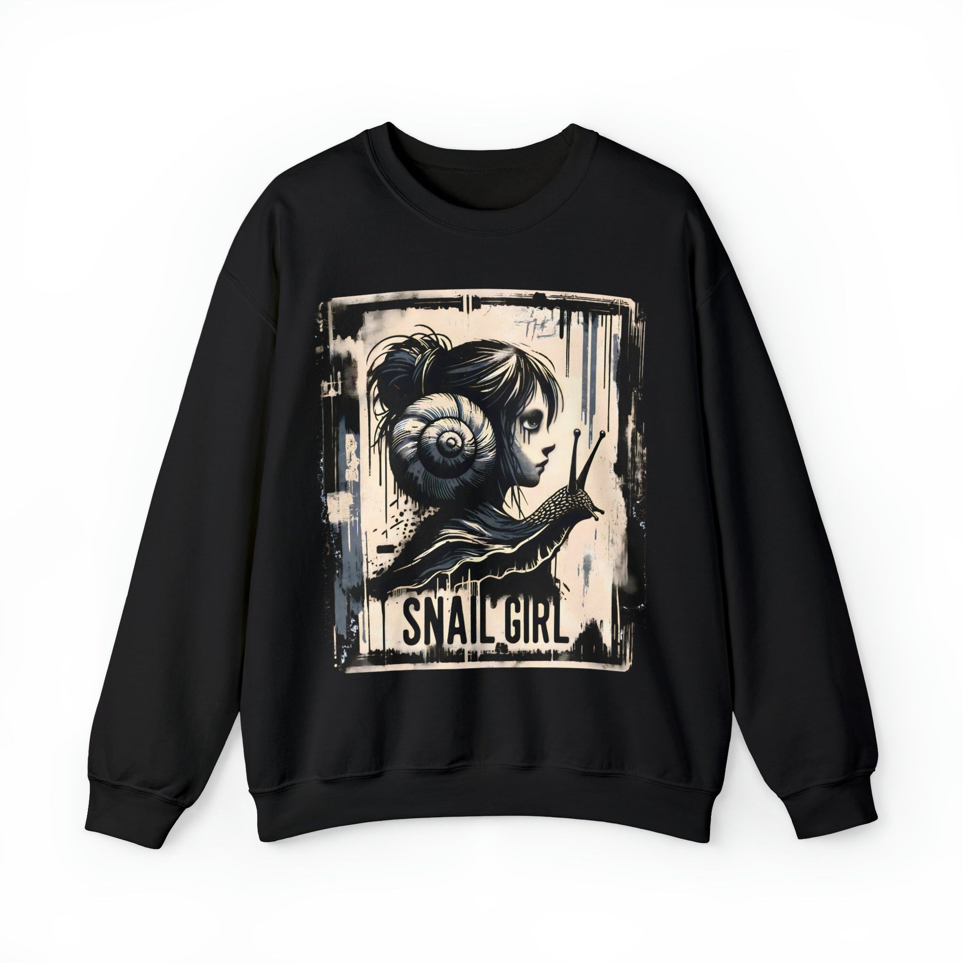 Grunge Snail Girl Sweatshirt