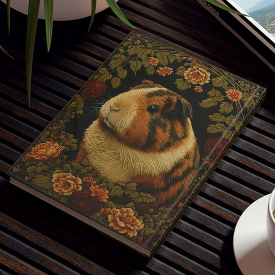 Guinea Pig Garden Hard Backed Journal