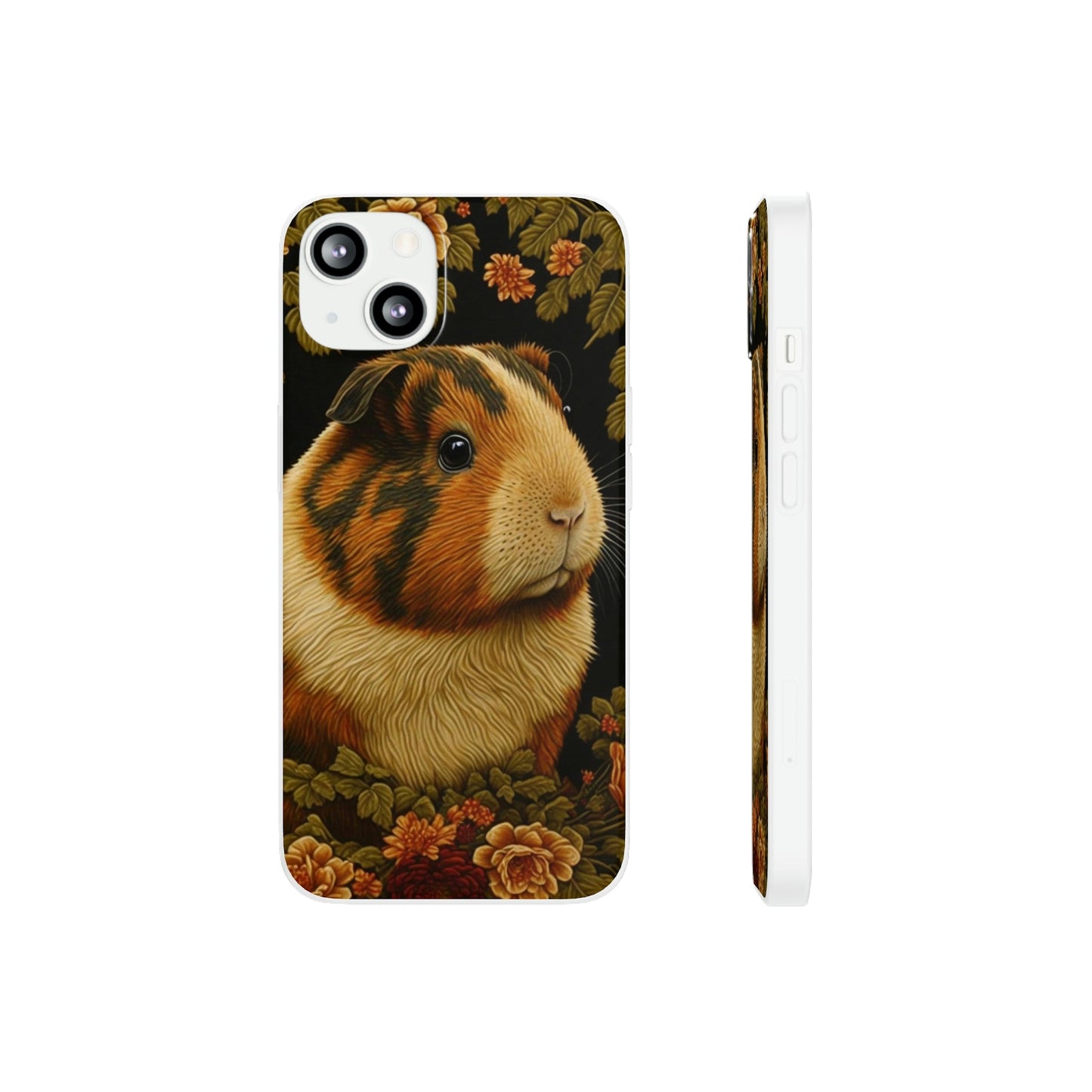 Guinea Pig in the Garden Phone Cases