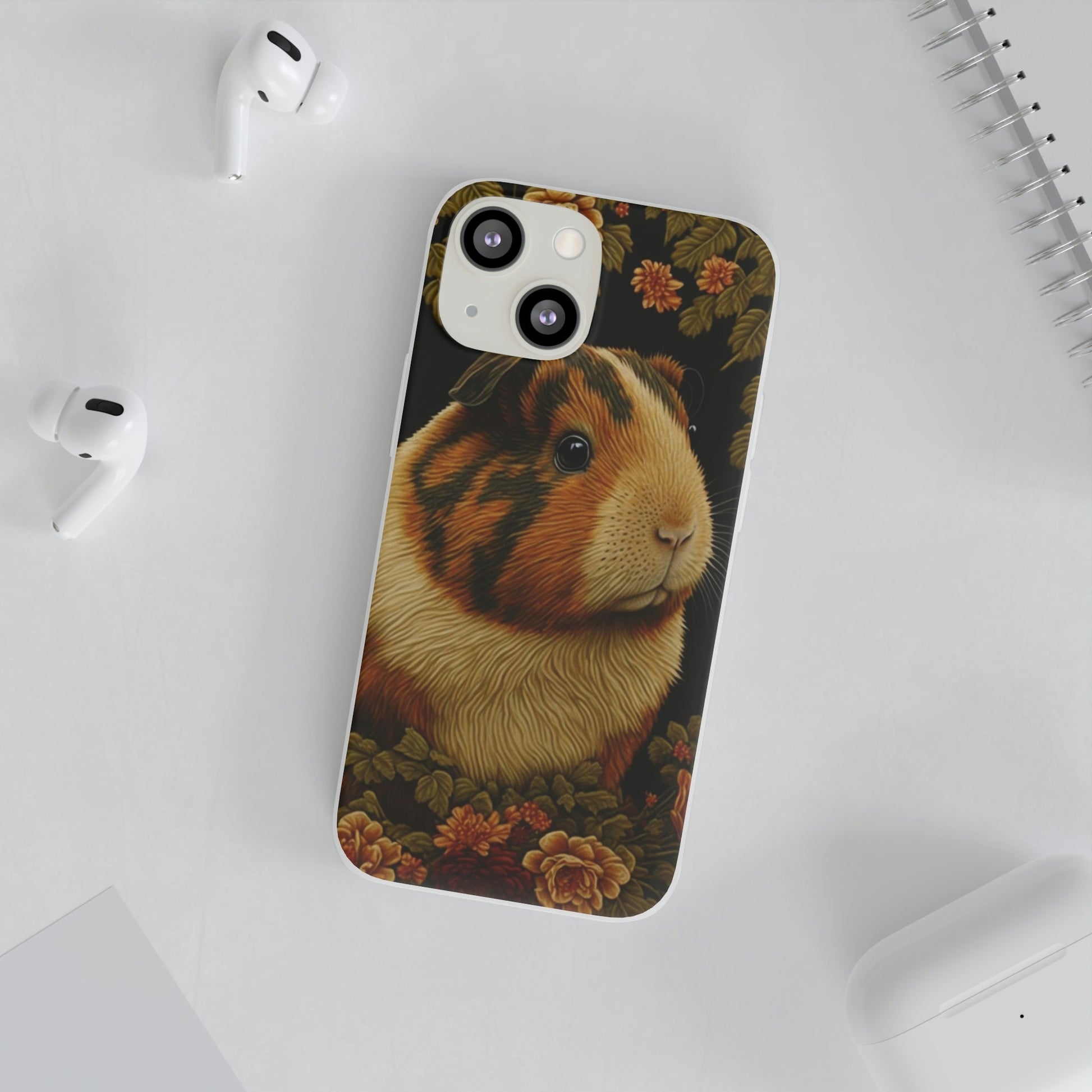 Guinea Pig in the Garden Phone Cases