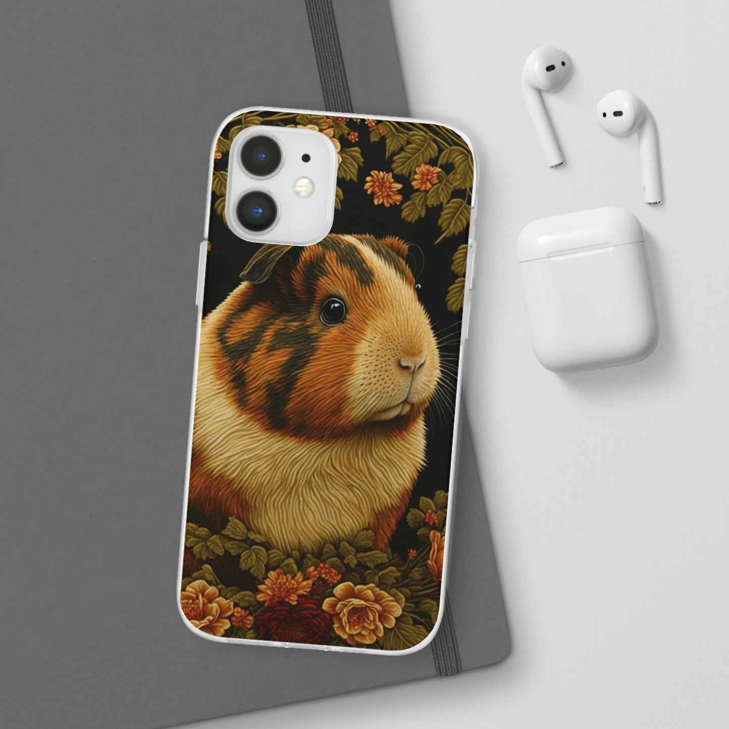 Guinea Pig in the Garden Phone Cases