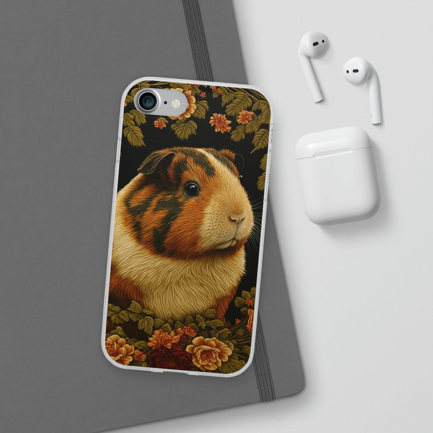 Guinea Pig in the Garden Phone Cases