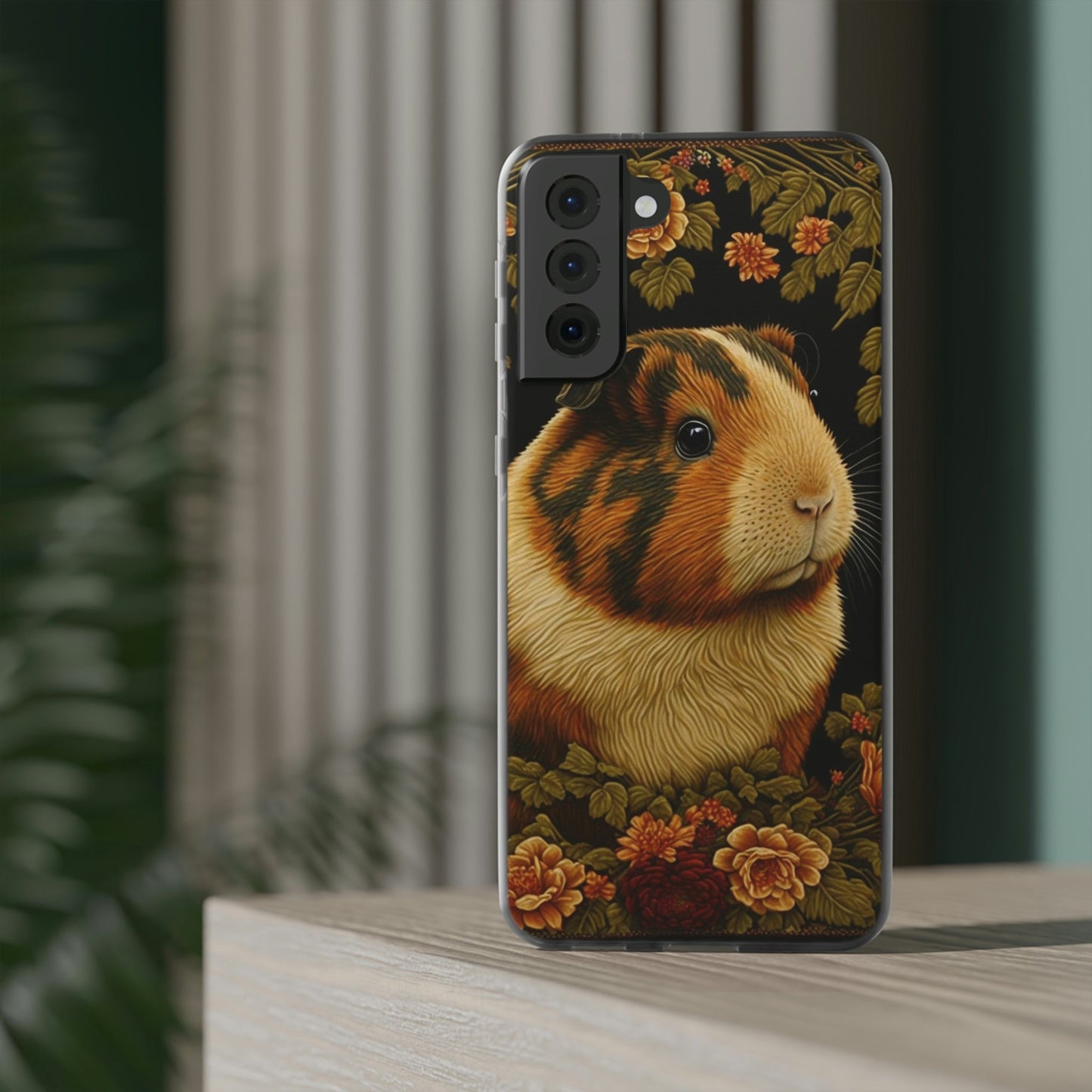 Guinea Pig in the Garden Phone Cases