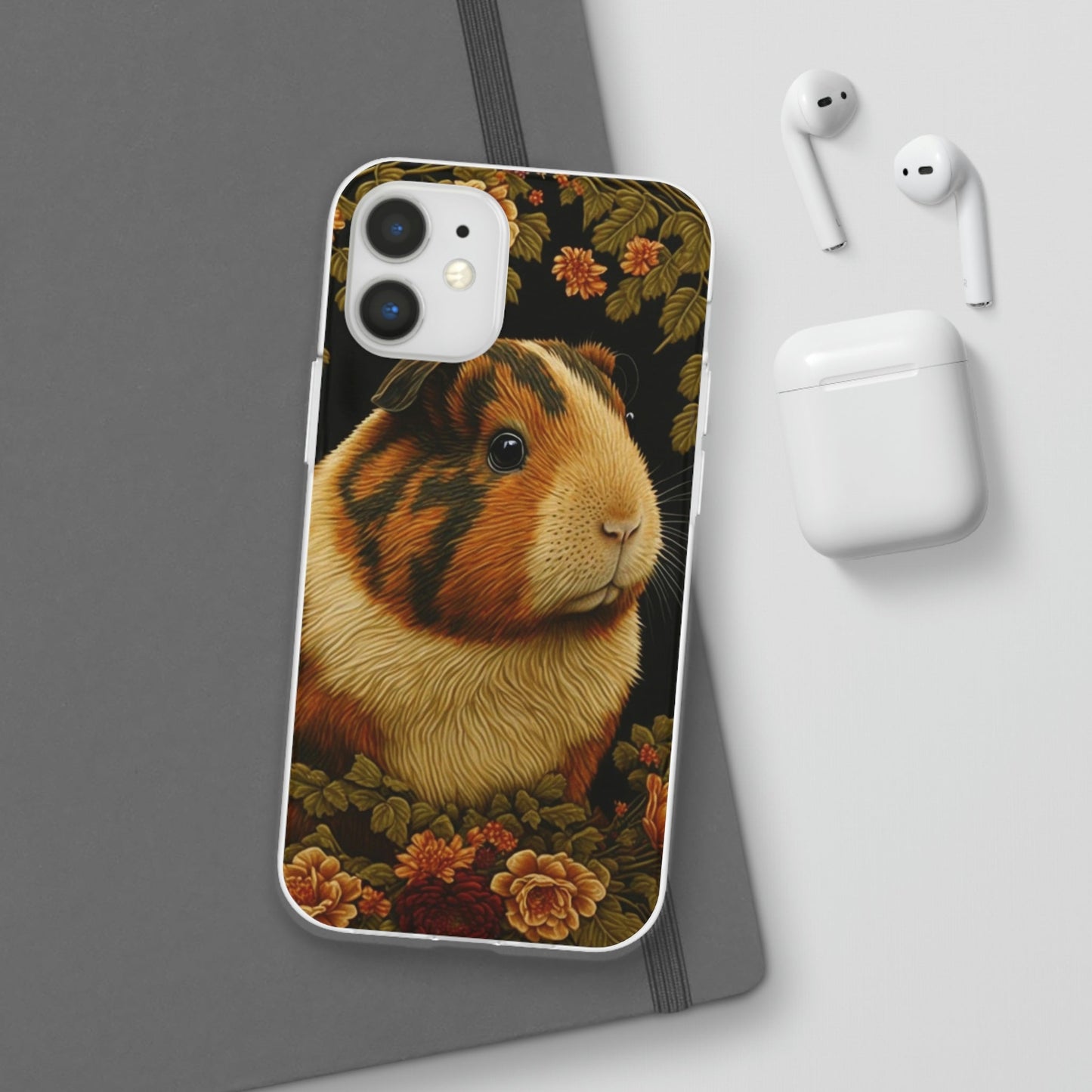 Guinea Pig in the Garden Phone Cases