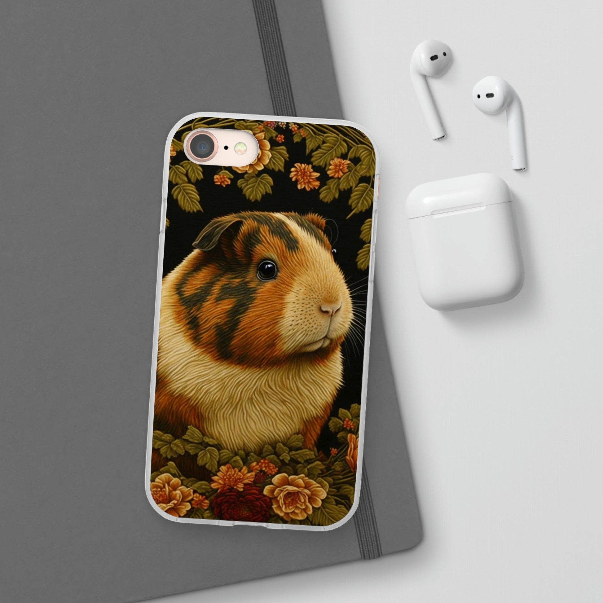 Guinea Pig in the Garden Phone Cases