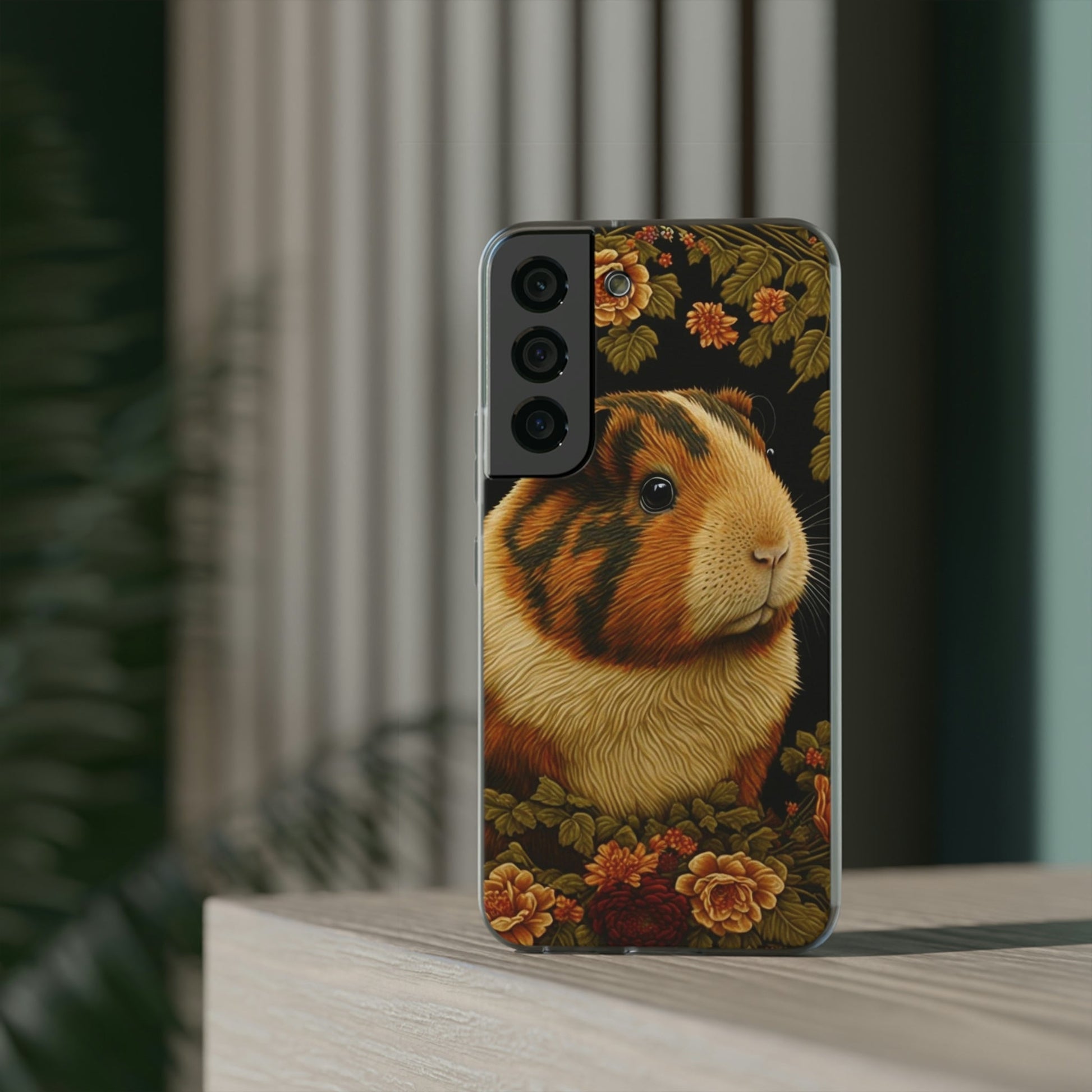 Guinea Pig in the Garden Phone Cases