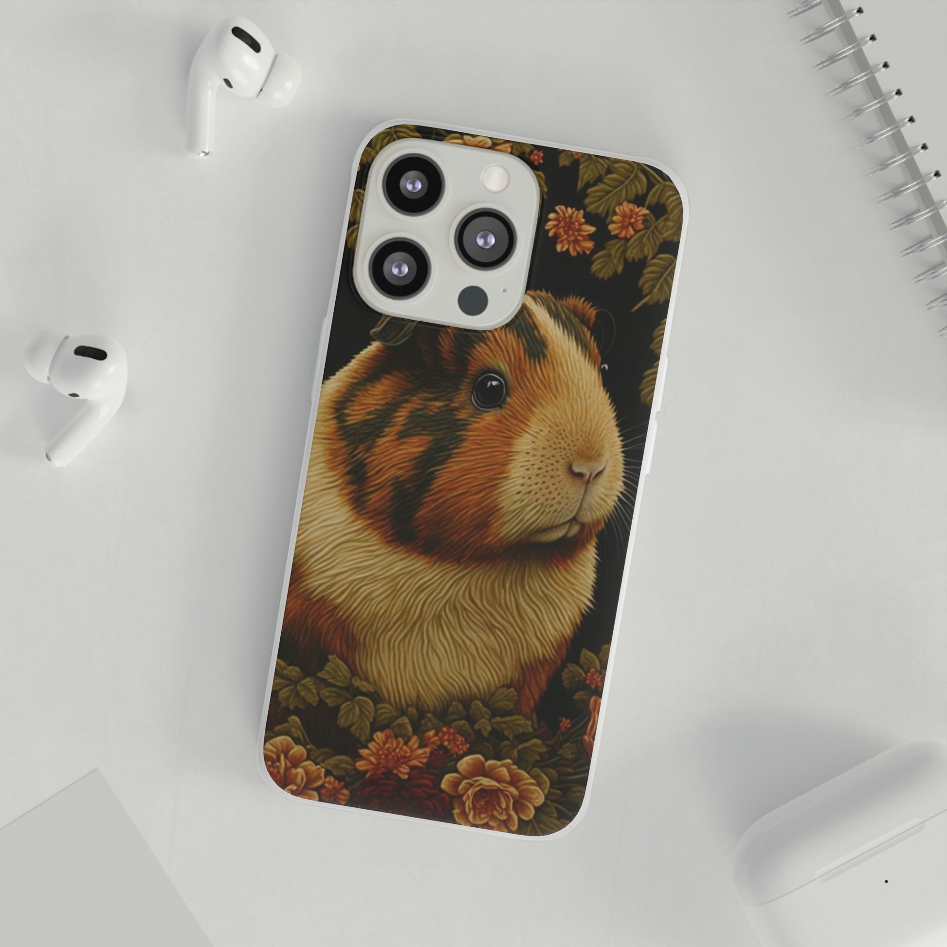 Guinea Pig in the Garden Phone Cases