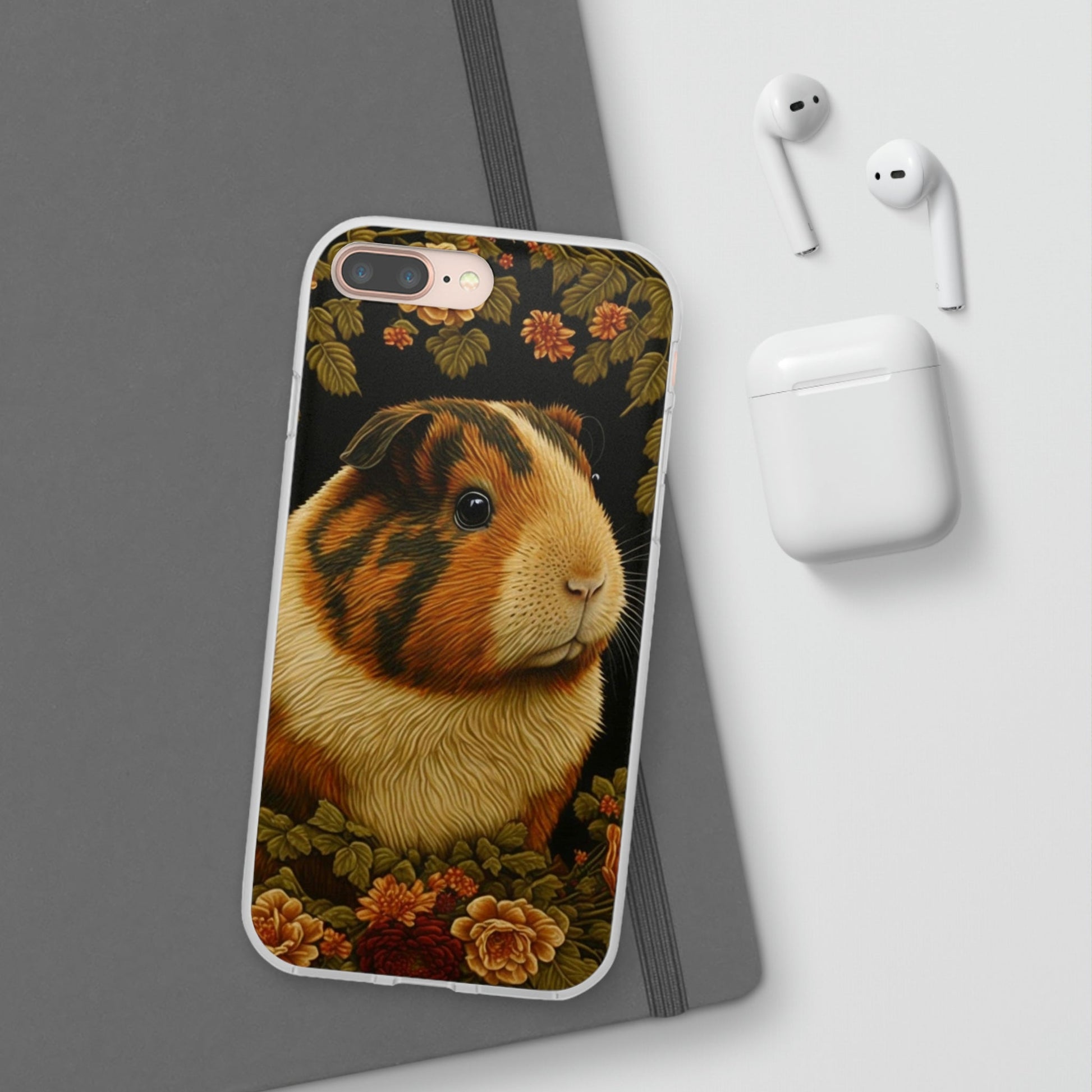 Guinea Pig in the Garden Phone Cases