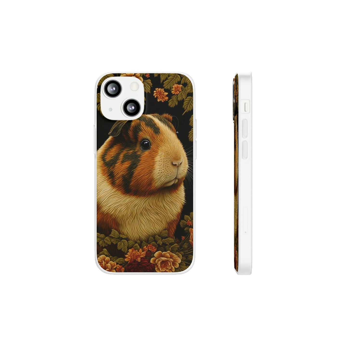 Guinea Pig in the Garden Phone Cases